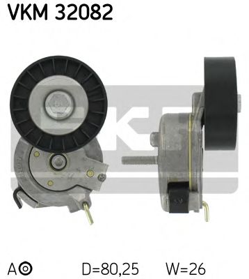 Ролик ремня генератора SKF VKM 32082