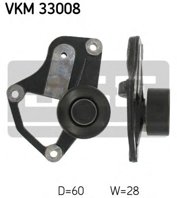 Обводной ролик SKF VKM 33008