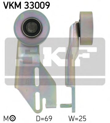 Ролик ремня генератора SKF VKM 33009