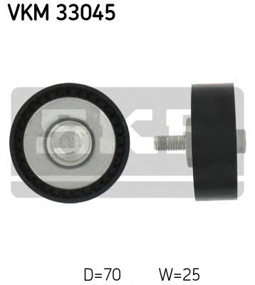 Обводной ролик SKF VKM 33045
