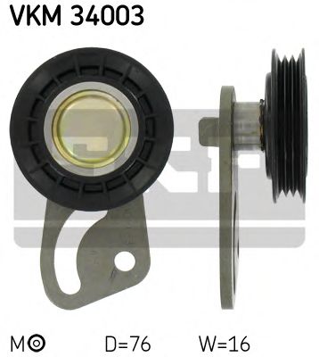 Ролик ремня генератора SKF VKM 34003