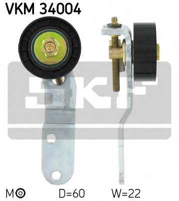 Ролик ремня генератора SKF VKM 34004