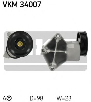 Ролик ремня генератора SKF VKM 34007