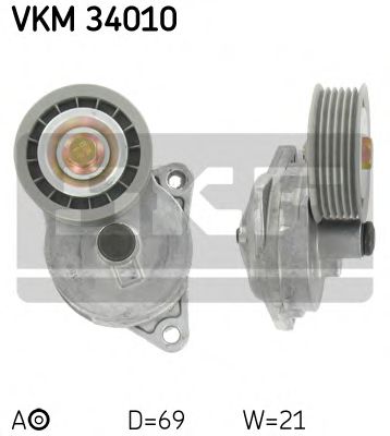 Ролик ремня генератора SKF VKM 34010
