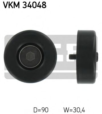 Обводной ролик SKF VKM 34048