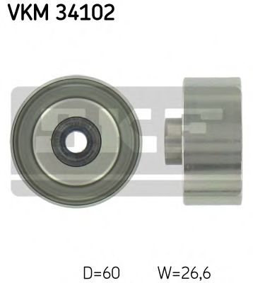 Обводной ролик SKF VKM 34102