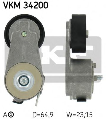 Ролик ремня генератора SKF VKM 34200