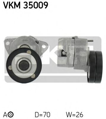 Ролик ремня генератора SKF VKM 35009