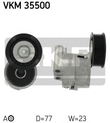 Ролик ремня генератора SKF VKM 35500