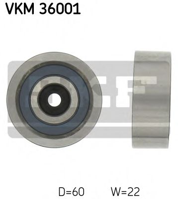 Обводной ролик SKF VKM 36001