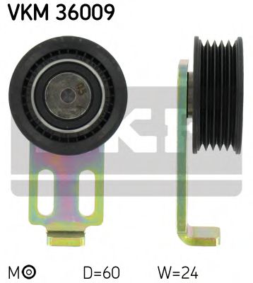 Ролик ремня генератора SKF VKM 36009