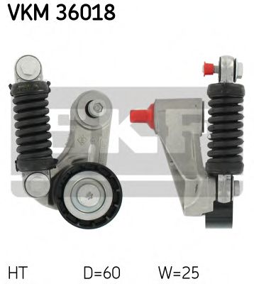 Ролик ремня генератора SKF VKM 36018