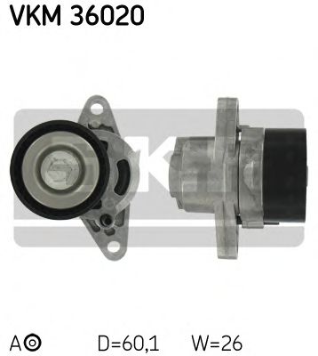 Ролик ремня генератора SKF VKM 36020