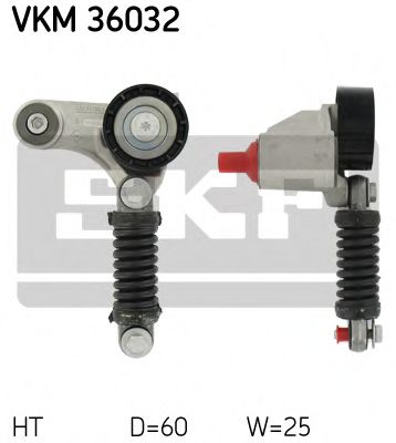 Ролик ремня генератора SKF VKM 36032