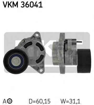 Ролик ремня генератора SKF VKM 36041