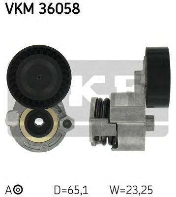 Ролик ремня генератора SKF VKM 36058