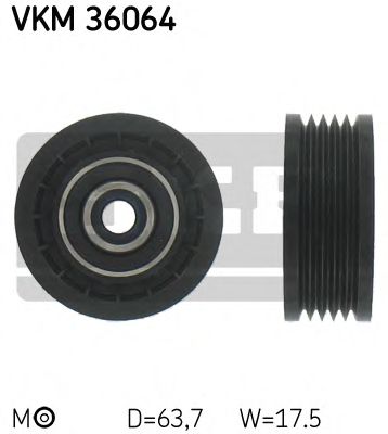 Ролик ремня генератора SKF VKM 36064
