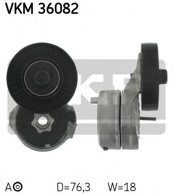 Ролик ремня генератора SKF VKM 36082