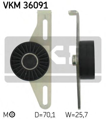 Ролик ремня генератора SKF VKM 36091