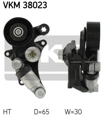 Ролик ремня генератора SKF VKM 38023