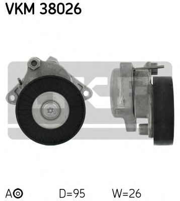 Ролик ремня генератора SKF VKM 38026