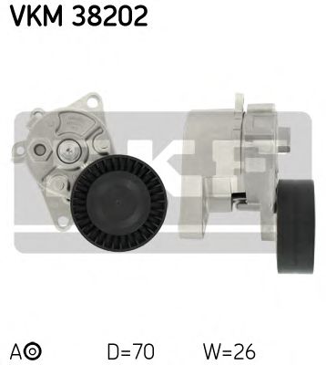Ролик ремня генератора SKF VKM 38202