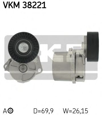 Ролик ремня генератора SKF VKM 38221