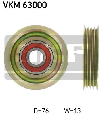 Обводной ролик SKF VKM 63000