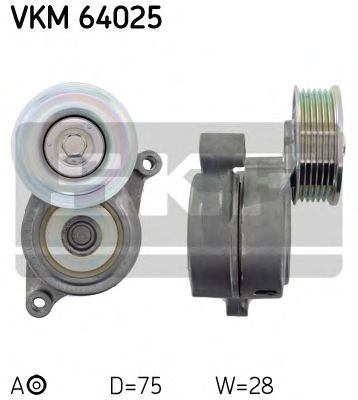 Ролик ремня генератора SKF VKM 64025