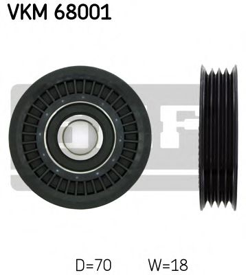 Обводной ролик SKF VKM 68001