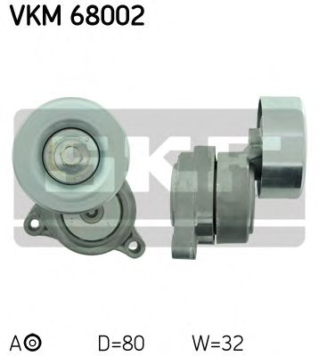 Ролик ремня генератора SKF VKM 68002