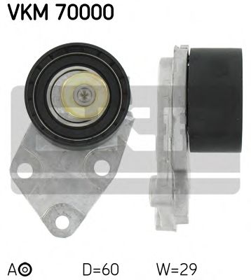 Натяжной ролик ремня ГРМ SKF VKM 70000