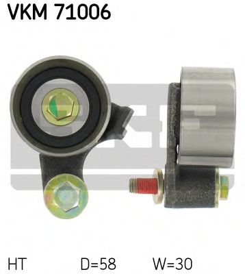 Натяжной ролик ремня ГРМ SKF VKM 71006