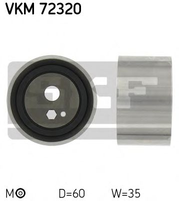 Натяжной ролик ремня ГРМ SKF VKM 72320