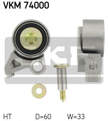 Натяжной ролик ремня ГРМ SKF VKM 74000