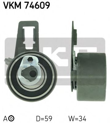 Натяжной ролик ремня ГРМ SKF VKM 74609