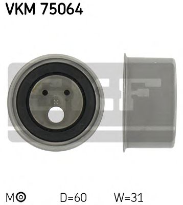 Натяжной ролик ремня ГРМ SKF VKM 75064