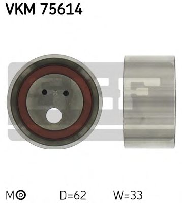Натяжной ролик ремня ГРМ SKF VKM 75614