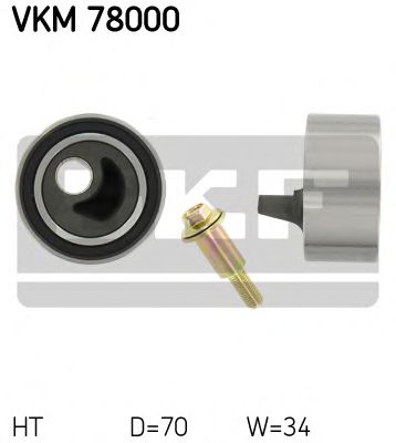Натяжной ролик ремня ГРМ SKF VKM 78000
