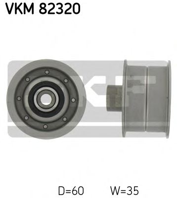 Обводной ролик ремня ГРМ SKF VKM 82320