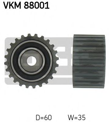 Обводной ролик ремня ГРМ SKF VKM 88001