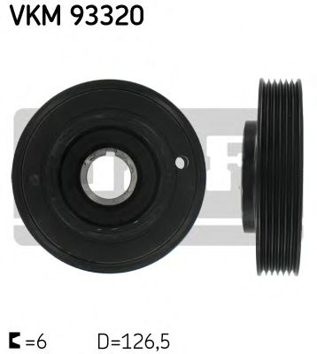 Шкив коленвала SKF VKM 93320