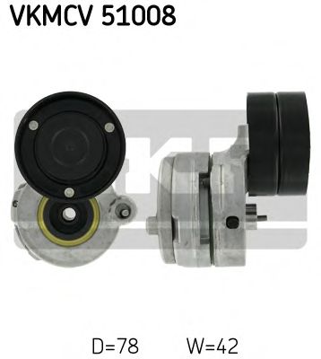 Ролик ремня генератора SKF VKMCV 51008