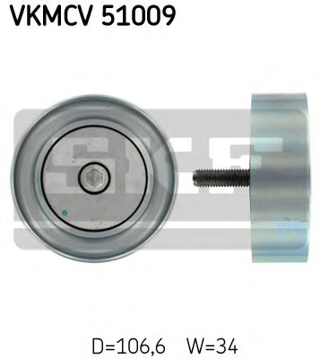 Обводной ролик SKF VKMCV 51009
