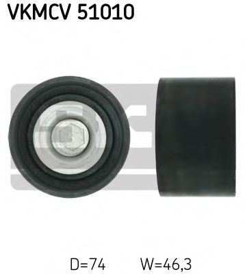 Обводной ролик SKF VKMCV 51010