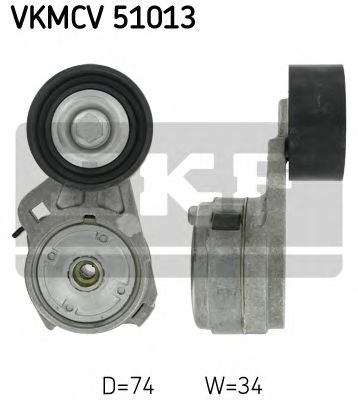 Ролик ремня генератора SKF VKMCV 51013