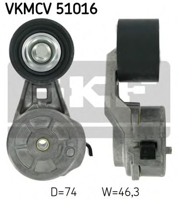 Ролик ремня генератора SKF VKMCV 51016