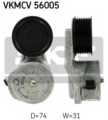 Ролик ремня генератора SKF VKMCV 56005