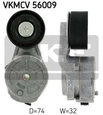 Ролик ремня генератора SKF VKMCV 56009