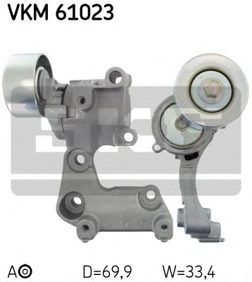 Ролик ремня генератора SKF VKM 61023
